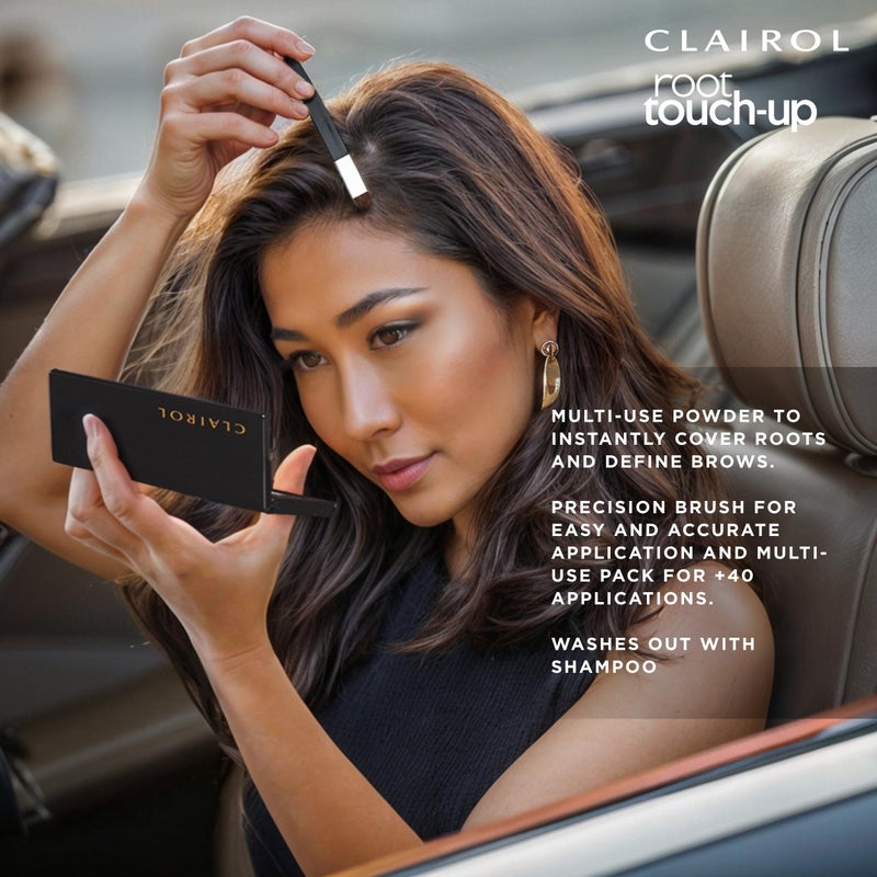 Clairol Root Touch-Up Temporary Concealing Powder, Dark Brown Hair Color, Pack of 1 - Image 2