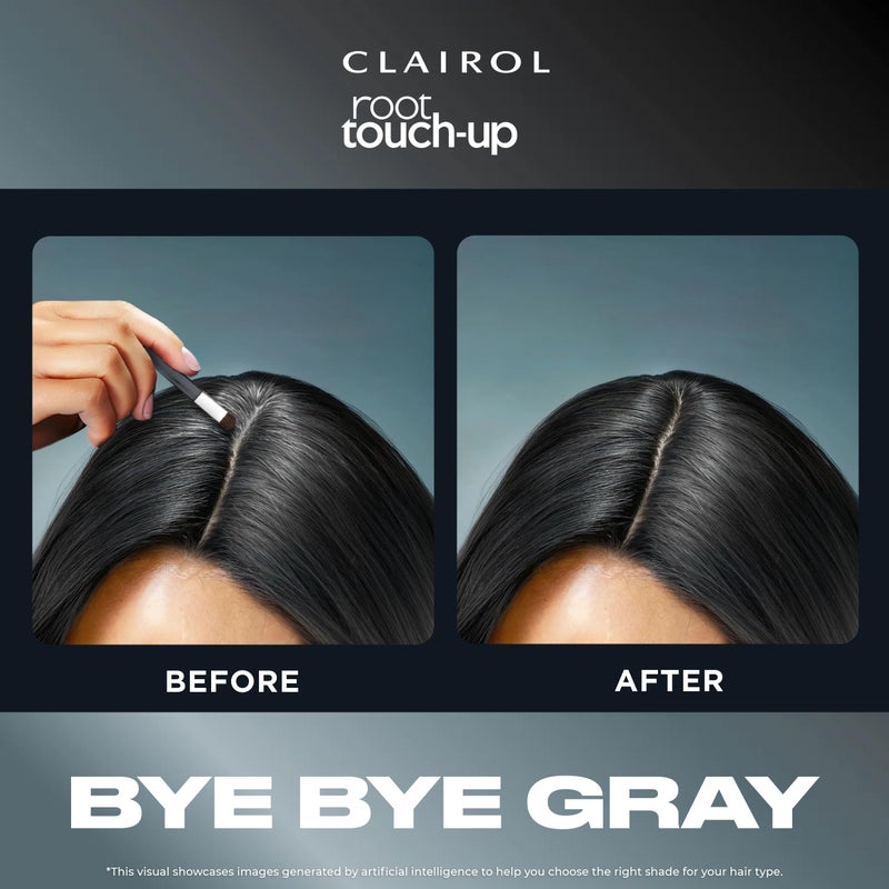 Clairol Root Touch-Up Temporary Concealing Powder, Dark Brown Hair Color, Pack of 1 - Image 3