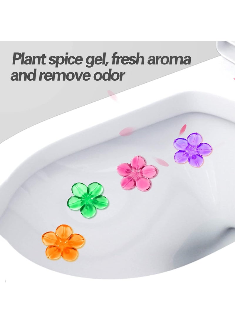 Generic Original Fresh Flower Stamp Toilet Gels, Stops Limescales and Stains with Air Freshening Scent, Deodorizing Clean, 72 Stamp Count, Pack of 6  - Image 2
