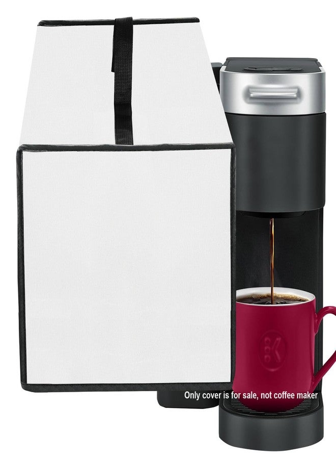 NUENSS-ROR Coffee Maker Cover for K-Supreme/K-Compact Single-Serve Pod Coffee Maker Waterproof Dustproof Heat-Resistant Case Lid (Only Cover - Silver) - Image 1
