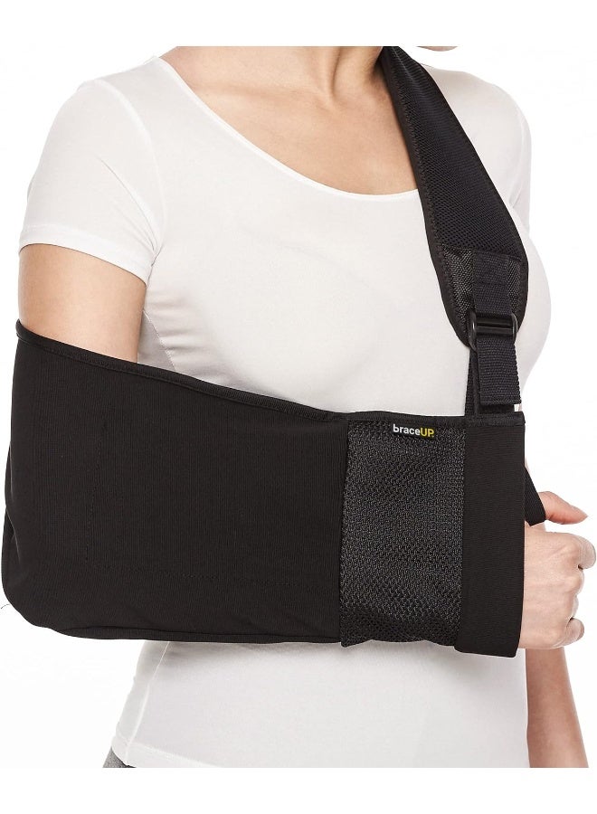 BraceUP Arm Sling Adjustable Arm Support For Broken Fractured Arm And Elbow  - Image 1