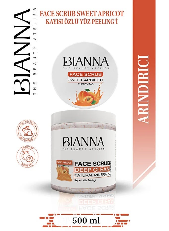 BIANNA FACE SCRUB - SWEET APRICOT 500ML - Image 1