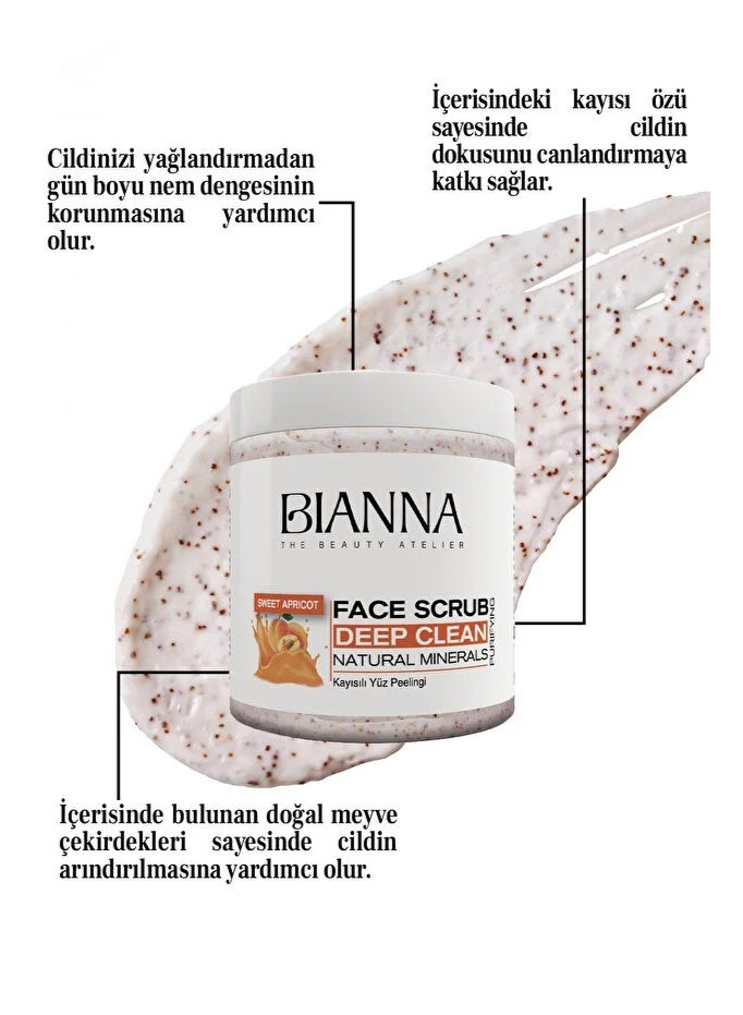 BIANNA FACE SCRUB - SWEET APRICOT 500ML - Image 2