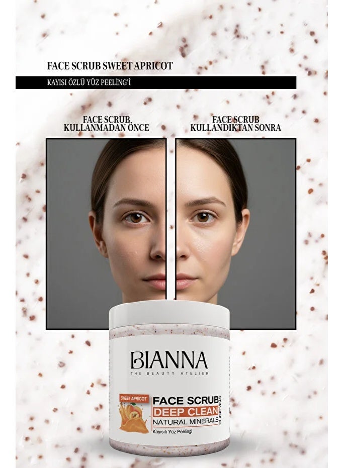 BIANNA FACE SCRUB - SWEET APRICOT 500ML - Image 4