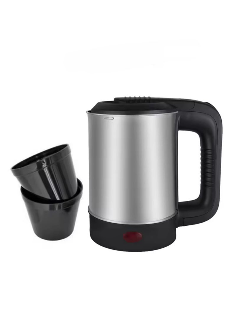 غلاية كهربائية من الفولاذ المقاوم للصدأ، 500 مل غلاية كهربائية، غلاية كهربائية توضع على سطح العمل، 500 مل - Image 1