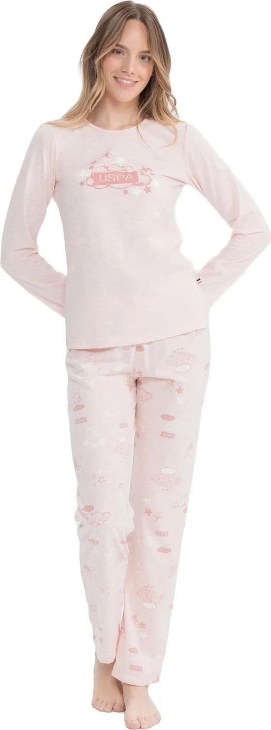 U.S. Polo Assn. Women's Long Sleeve Pajama Set