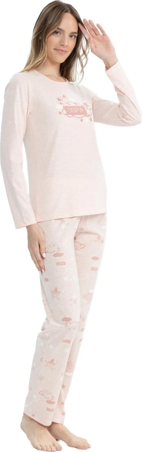 U.S. Polo Assn. Women's Long Sleeve Pajama Set