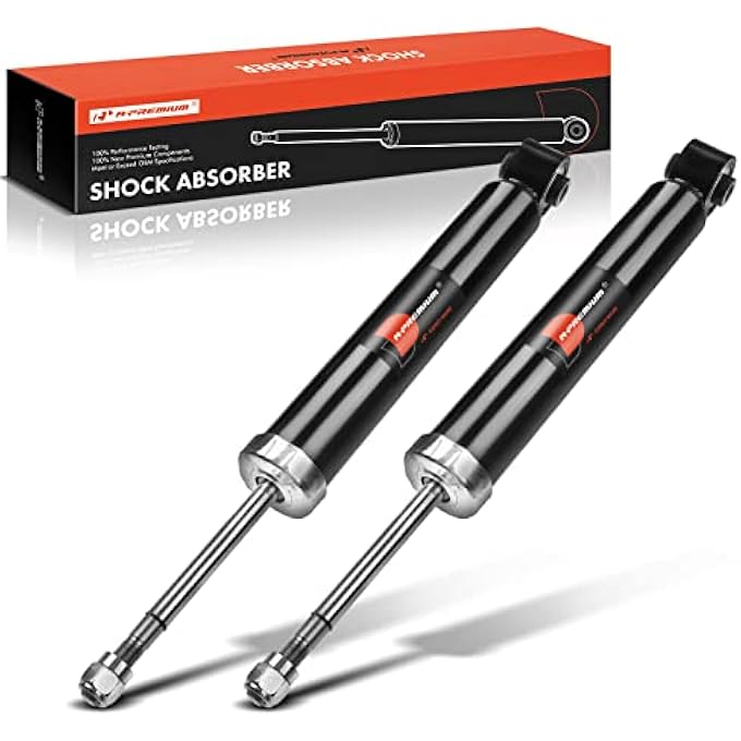 أ-بريميوم زوج خلفي من ممتص الصدمات متوافق مع نيسان باثفايندر 2013-2020، إنفينيتي JX35 2013، QX60 2014-2020، سيارة رياضية متعددة الاستخدامات، جانب السائق والراكب - Image 1