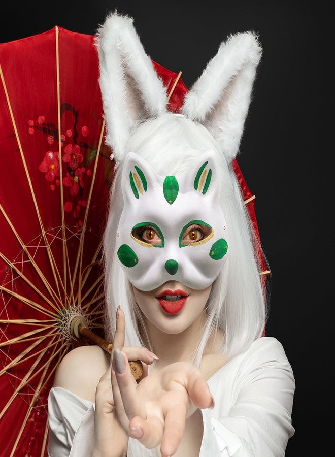 Qavctw 6pcs Cat Mask to Decorate DIY Paint Masquerade Mask Costume Prop for Carnival Cosplay Party Favors - Image 4
