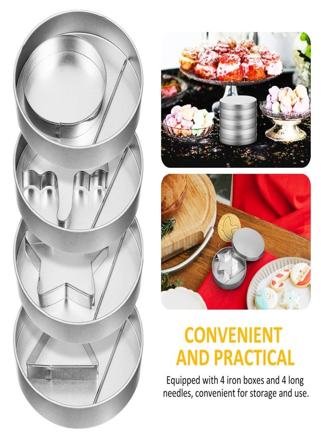 NIYANGLE Sugar Candy Cookie Cutters 3.46 Inch Umbrella Honeycomb Mold Set with 4 Tins and Needles for Fun Candy Making Game Party Baking Tools - Image 4