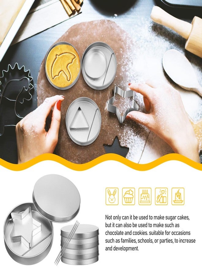 NIYANGLE Sugar Candy Cookie Cutters 3.46 Inch Umbrella Honeycomb Mold Set with 4 Tins and Needles for Fun Candy Making Game Party Baking Tools - Image 5