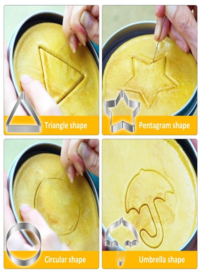 NIYANGLE Sugar Candy Cookie Cutters 3.46 Inch Umbrella Honeycomb Mold Set with 4 Tins and Needles for Fun Candy Making Game Party Baking Tools - Image 3