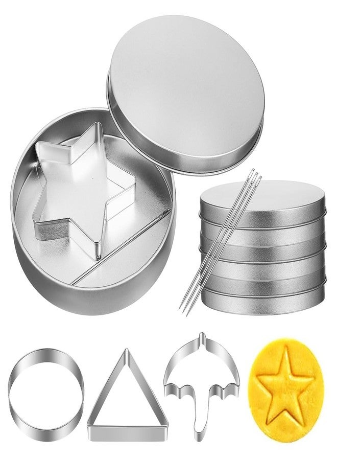 NIYANGLE Sugar Candy Cookie Cutters 3.46 Inch Umbrella Honeycomb Mold Set with 4 Tins and Needles for Fun Candy Making Game Party Baking Tools - Image 1