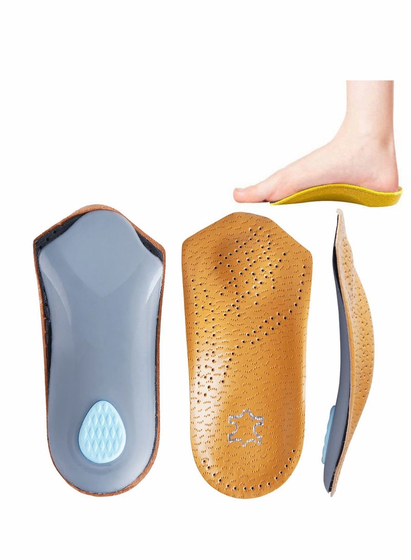 Excefore Plantar Fasciitis Arch Support Insoles with Metatarsal Pad Heel Cushion, 3/4 Length Shoe Inserts for Men and Women, Orthotic Inserts, Flat Feet Heel Spur Pain Relief Shoe Inserts  - Image 1
