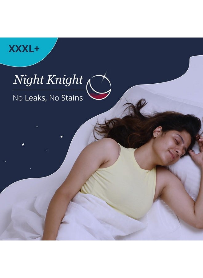 CARMESI Carmesi Air Feel Night Sanitary Pads | 8 XXXL+ Extra-Long Pads With Wide Back | All-Night Stain Protection | No Leaks | Super-Absorbent Core | Airy, Sweat-Free | Soft & Ultra-Thin | Non-Toxic  - Image 2