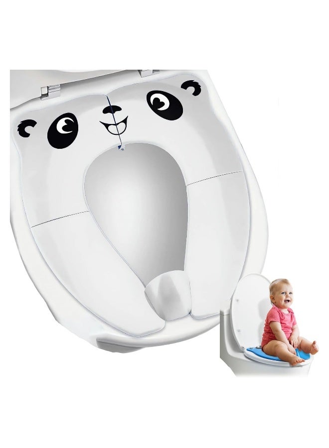 غطاء مرحاض للأطفال، مقعد potty محمول مطور مع حاجز رذاذ للأطفال الصغار - Image 1
