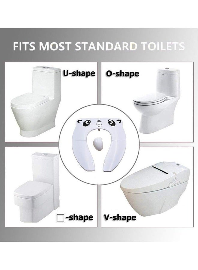غطاء مرحاض للأطفال، مقعد potty محمول مطور مع حاجز رذاذ للأطفال الصغار - Image 5