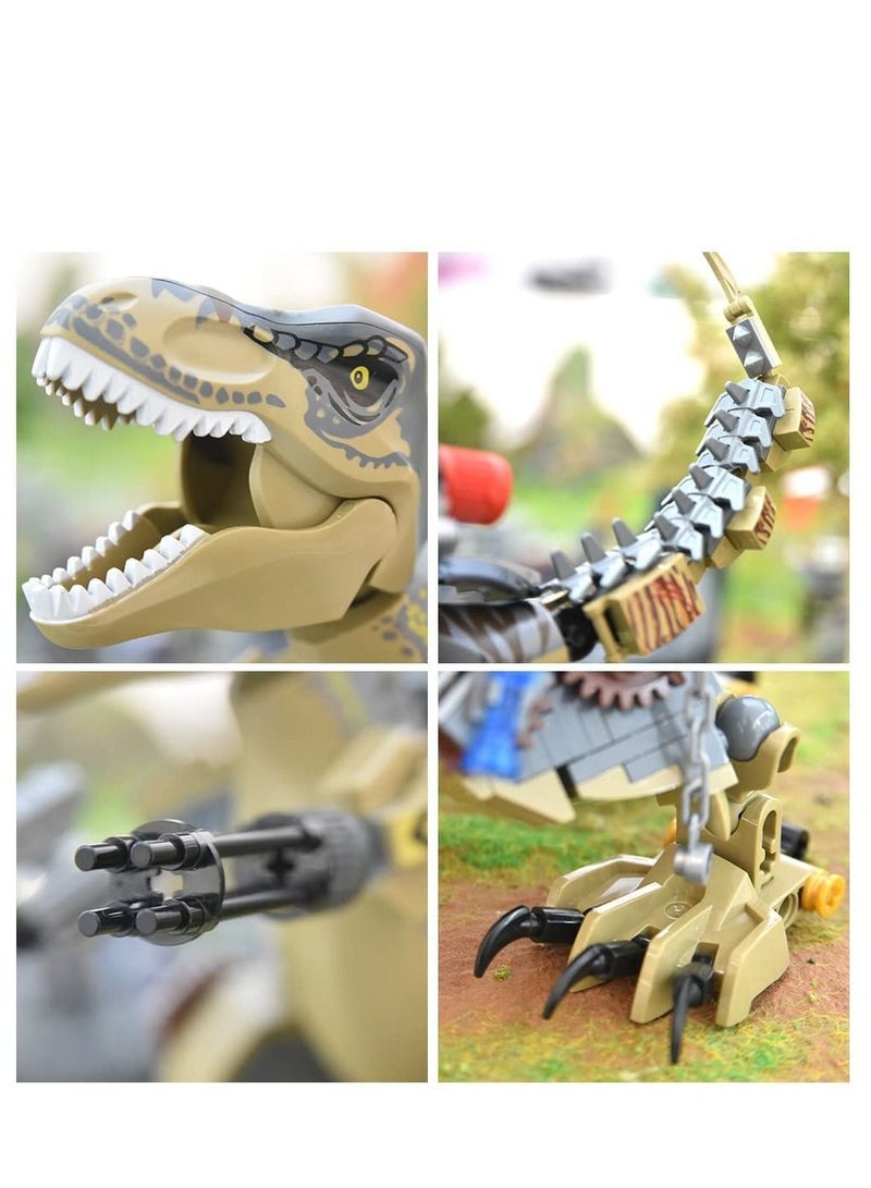 واي آند دي Dinosaurs Building Blocks Set 645 Pcs Dinosaur for Boys Age 8 9 10 11 12 13 14 Years Toys Kit Park World, Birthday Gifts and Girls - Image 5