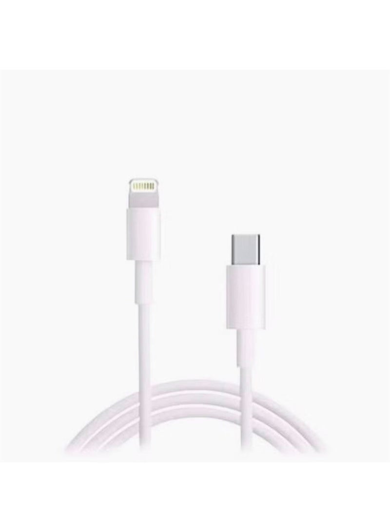تنبلس شاحن ايفون سريع 20 وات | شاحن حائط USB C سريع مع كابل USB C إلى Lightning متوافق مع iPhone 14/14 Pro/14 Pro Max/13/12/SE2020/11/XR/XS Max/X/iPad - Image 4