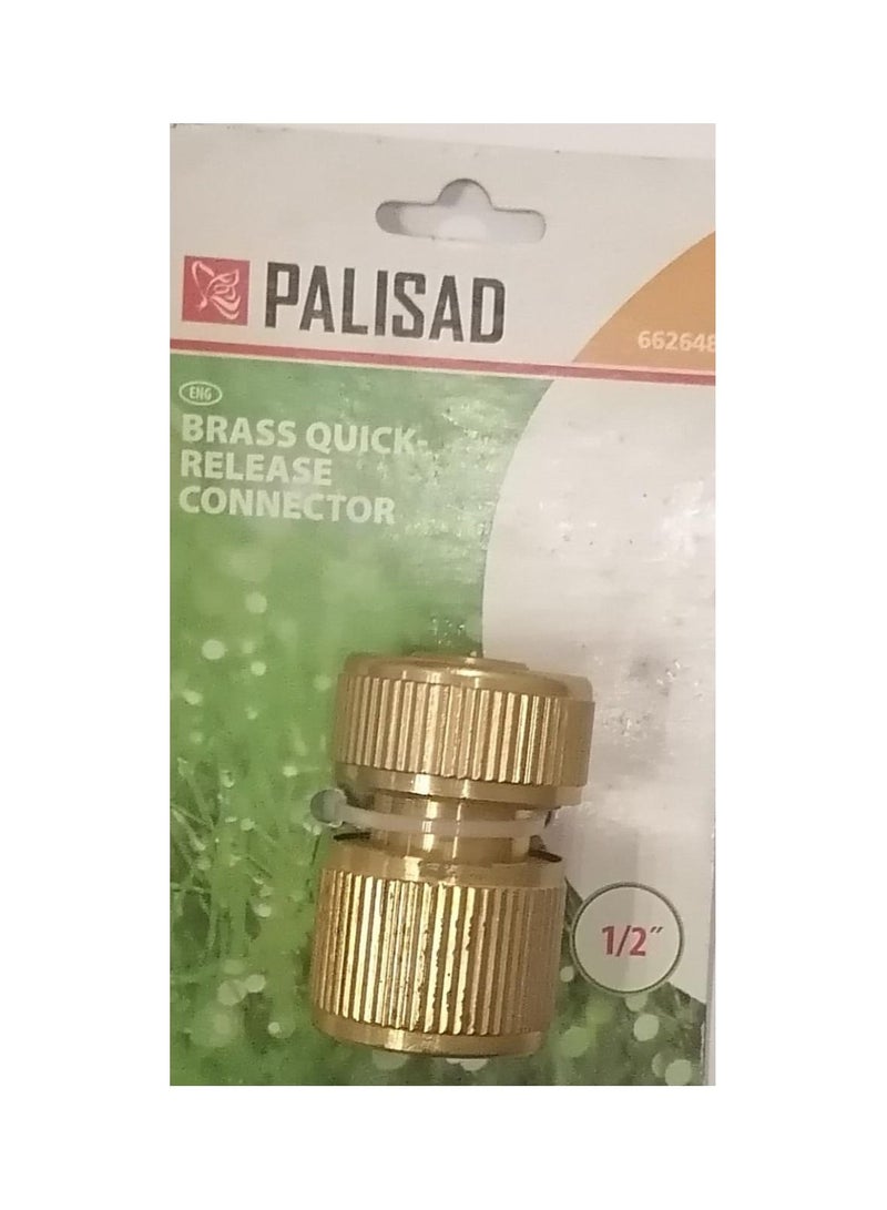 PALISAD Brass Quick Hose Connector 1/2 Inch