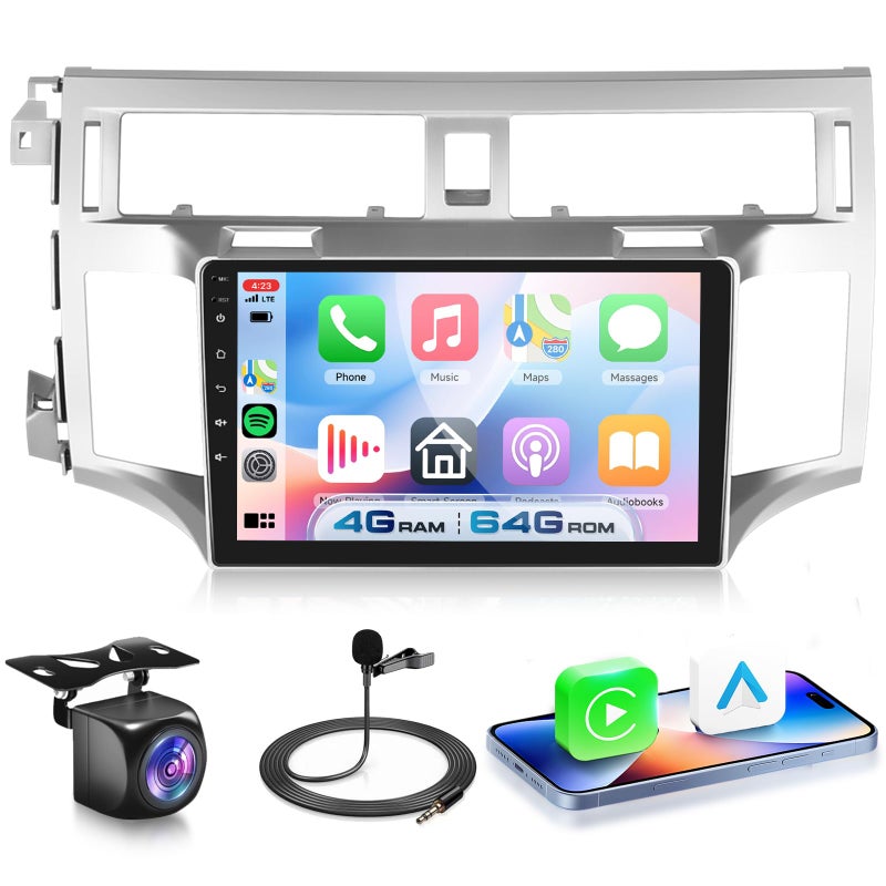 VECHTEL 4G64G for Toyota Avalon 20062010 Car Radio Wireless Carplay Android Auto Android 15 Touch Screen Car Stereo Bluetooth GPS Navi WiFi SWC HD Backup Camera - Image 2