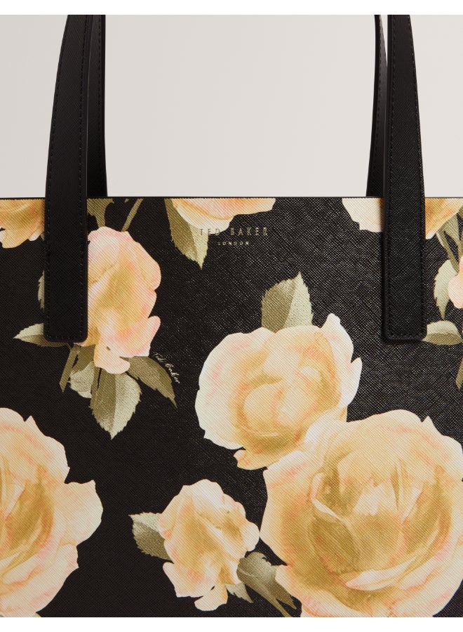 Ted Baker Floral Print Extra Large Icon Bag - Image 1