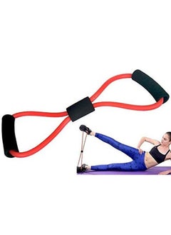ALCOACH 8-Shape Tube Resistance Band Fitness Muscle Workout Exercise Yoga Elastic Cord  - Image 4