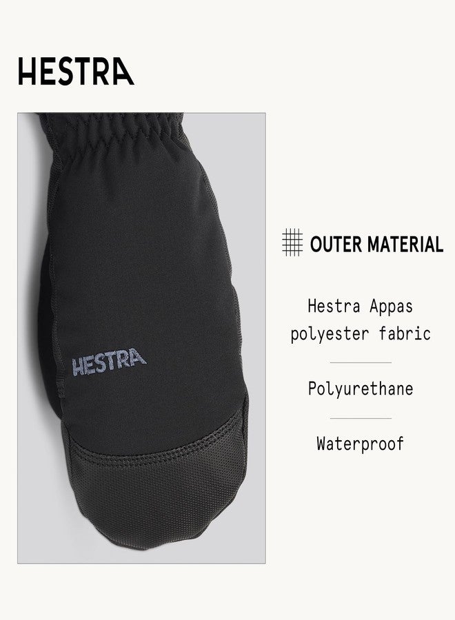 Hestra Ferox Primaloft Junior Mitt (Youth 4-13yrs) I Waterproof, Insulated Mitten, Skiing, Snowboarding & Playing in The Snow - Black - 5 - Image 3