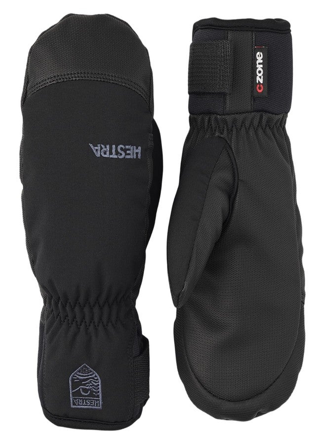 Hestra Ferox Primaloft Junior Mitt (Youth 4-13yrs) I Waterproof, Insulated Mitten, Skiing, Snowboarding & Playing in The Snow - Black - 5 - Image 1