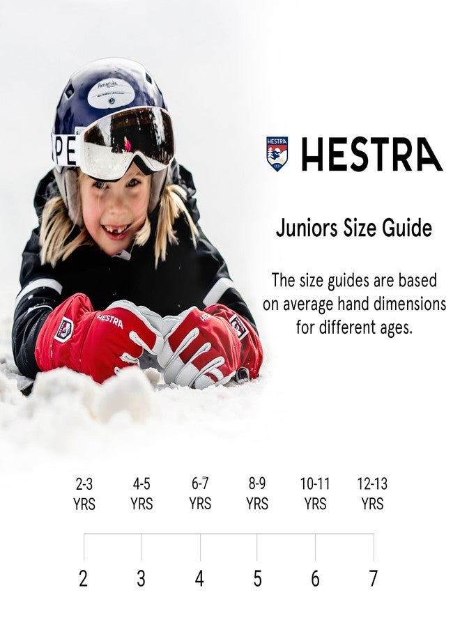 Hestra Ferox Primaloft Junior Mitt (Youth 4-13yrs) I Waterproof, Insulated Mitten, Skiing, Snowboarding & Playing in The Snow - Black - 5 - Image 2