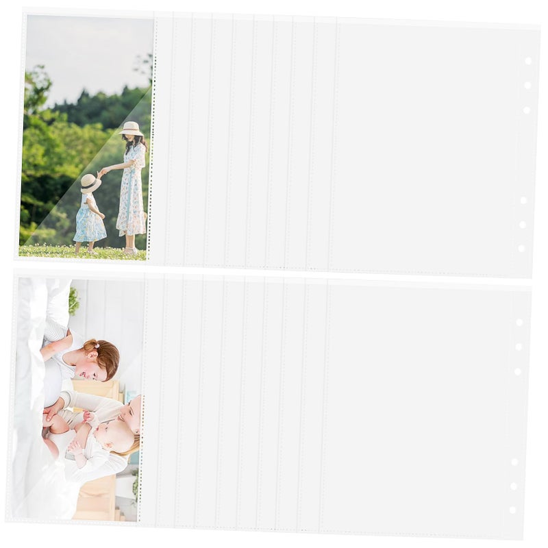 50 Pack Top Load Page Protectors High Transparency Water Resistant For Ring Binder - Image 2