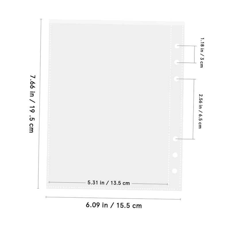 50 Pack Top Load Page Protectors High Transparency Water Resistant For Ring Binder - Image 3