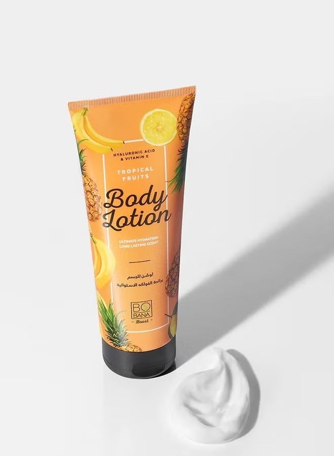 بوبانا لوشن للجسم بتركيبة استوائية – كريم مرطب للبشرة بخلاصة الفواكه الاستوائية - Image 3