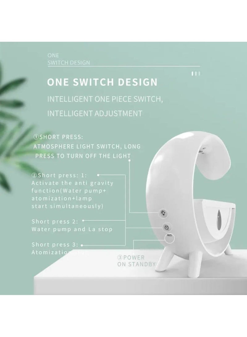 إيجيل مرطب هواء منزلي عالي السعة بتقنية الضباب، مضاد للجاذبية، على شكل قطرة ماء، مع موزع للزيوت العطرية، هدية مثالية - Image 5