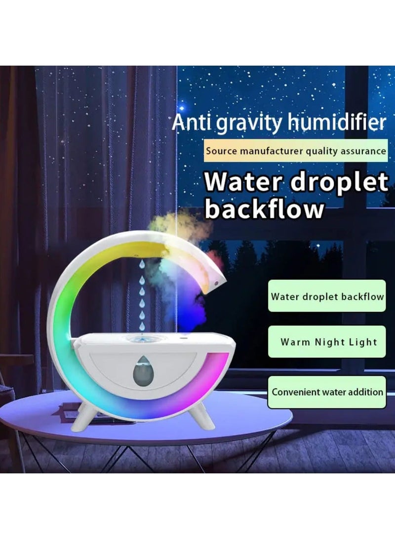 إيجيل مرطب هواء منزلي عالي السعة بتقنية الضباب، مضاد للجاذبية، على شكل قطرة ماء، مع موزع للزيوت العطرية، هدية مثالية - Image 4