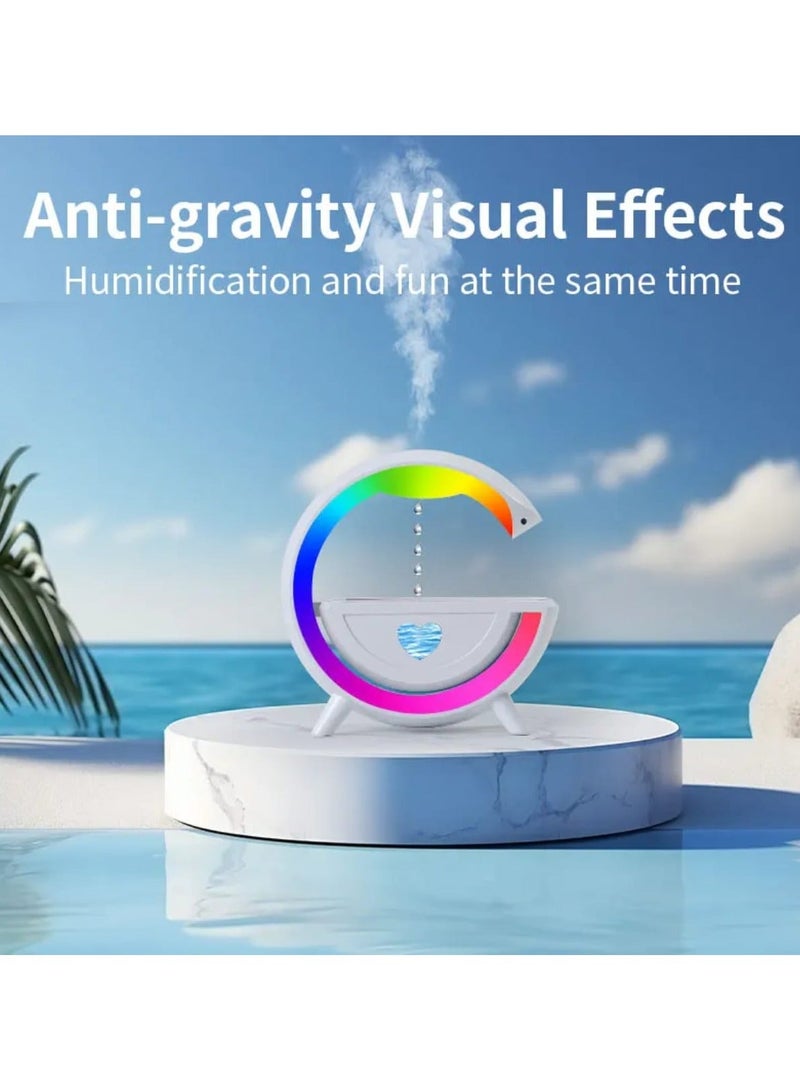 إيجيل مرطب هواء منزلي عالي السعة بتقنية الضباب، مضاد للجاذبية، على شكل قطرة ماء، مع موزع للزيوت العطرية، هدية مثالية - Image 2