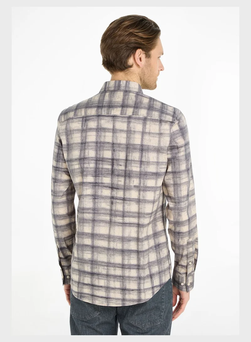 CALVIN KLEIN Checked Regular Fit Shirt