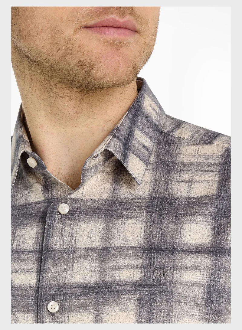 CALVIN KLEIN Checked Regular Fit Shirt