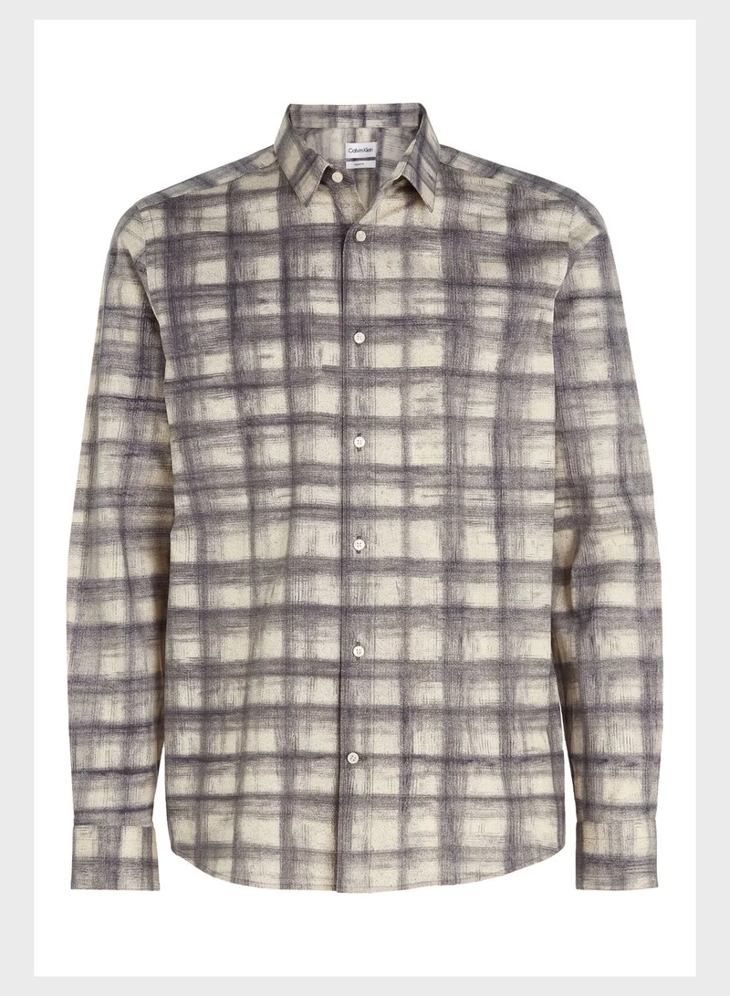 CALVIN KLEIN Checked Regular Fit Shirt