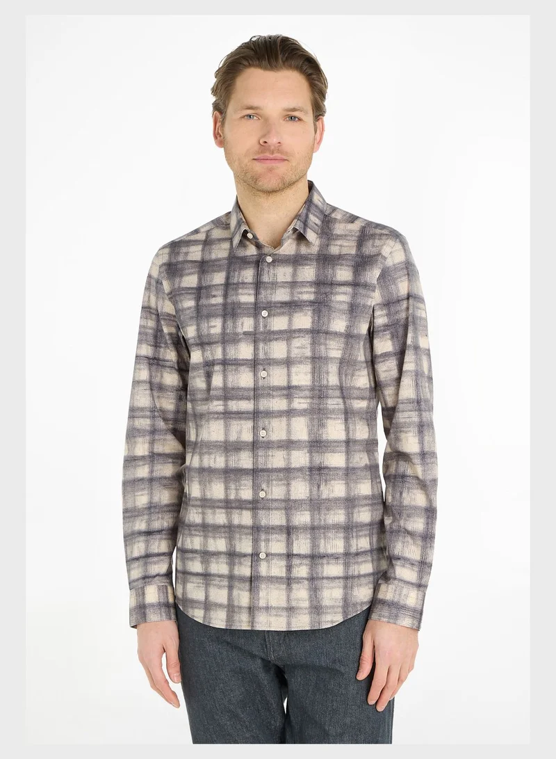 CALVIN KLEIN Checked Regular Fit Shirt