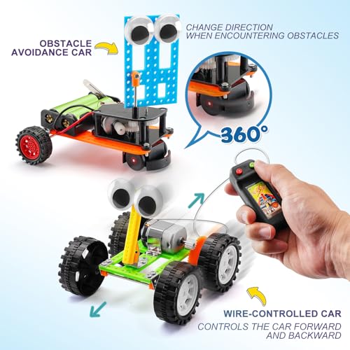 Yutin STEM Kits for Kids Age 8-10, Science Robot Building Kits for Boys Crafts 8-12 5-7, STEM Toys for Ages 8-13, Kids Science Experiments 6-8, Engineering Projects for 6 7 9 10 12-14 Year Old Boy Girl Gift - Image 3