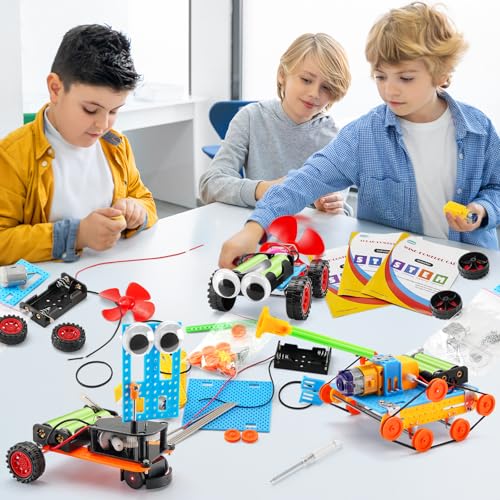 Yutin STEM Kits for Kids Age 8-10, Science Robot Building Kits for Boys Crafts 8-12 5-7, STEM Toys for Ages 8-13, Kids Science Experiments 6-8, Engineering Projects for 6 7 9 10 12-14 Year Old Boy Girl Gift - Image 4