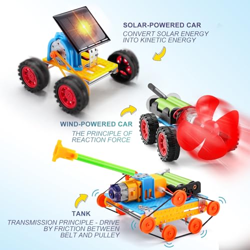 Yutin STEM Kits for Kids Age 8-10, Science Robot Building Kits for Boys Crafts 8-12 5-7, STEM Toys for Ages 8-13, Kids Science Experiments 6-8, Engineering Projects for 6 7 9 10 12-14 Year Old Boy Girl Gift - Image 2