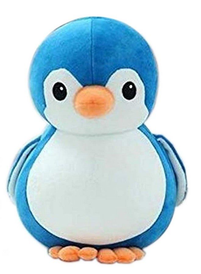 Babique Penguin Plush Soft Toy Cute Kids Animal Home Decor Boys/Girls 28 cm (Blue) - Image 1