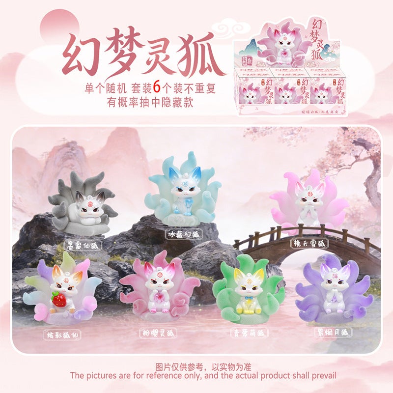 Genuine spring breeze blind box doll hand-made doll resin craft creative gift ornaments wholesale a generation of hair