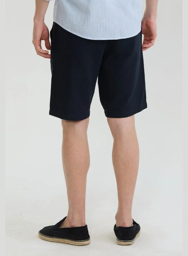 FELIX HARDY Men's Linen Cotton Casual Summer Shorts
