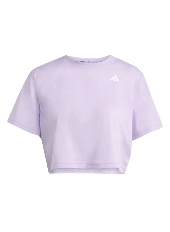 اديداس We Min Tee Purple T-Shirt (Short Sleeve) T-Shirts For Women