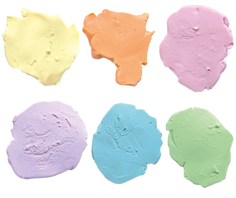Jovi Plastilina Pastel Colours Non-Drying Modelling Clay for Art & Craft Pack of 6 Bars - 50gms Each Non-Toxic Gluten Free Fine Motor Skills, Moulding, Pottery Sculpting Project Work with Dough - Image 2