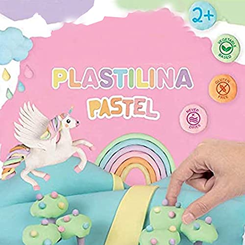 Jovi Plastilina Pastel Colours Non-Drying Modelling Clay for Art & Craft Pack of 6 Bars - 50gms Each Non-Toxic Gluten Free Fine Motor Skills, Moulding, Pottery Sculpting Project Work with Dough - Image 5