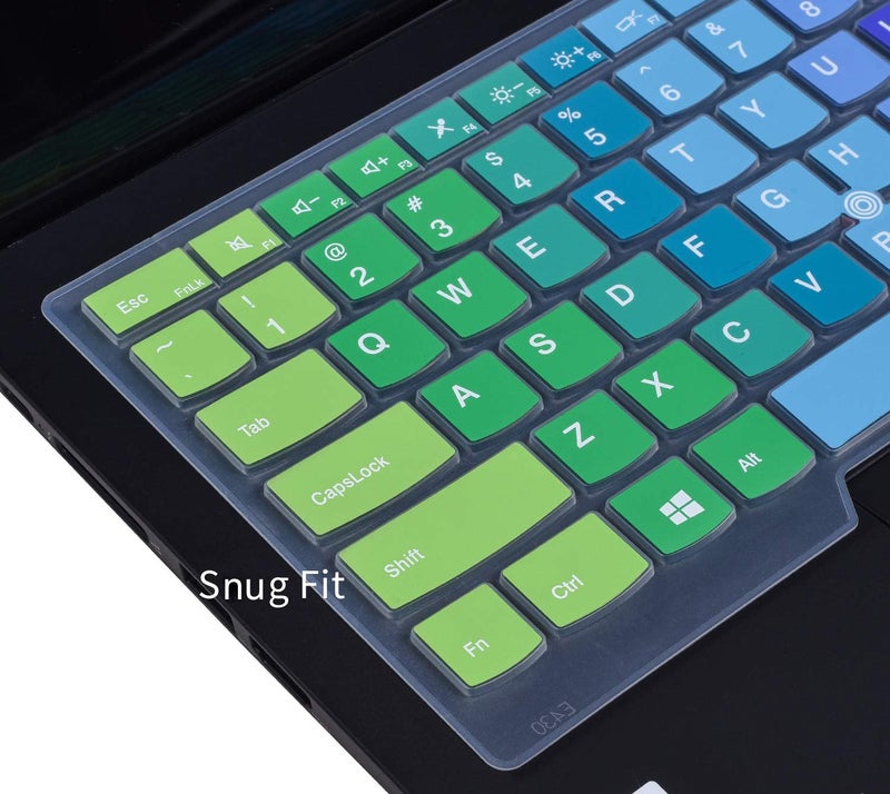 CaseBuy Keyboard Cover for for 14" Lenovo Thinkpad T14 Gen 2, E14 Gen 4/3/2, T14s Gen 2/1, L14 Gen 2, Thinkpad T490 T495 T480 T480S T470 T460(S) T460p, X1 Carbon 5th/6th/7th(2019-2017) -Rainbow - Image 3